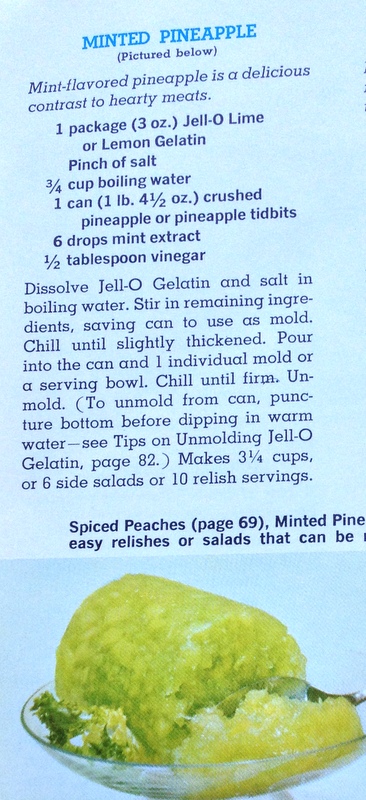 Jell-O Minted Pineapple
