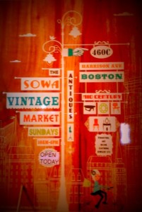 SoWa Vintage Market Sign