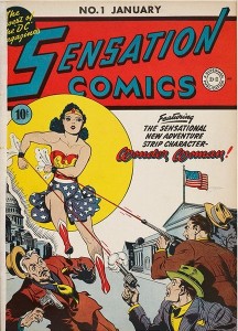 Sensation Comics cover, Wonder Woman
