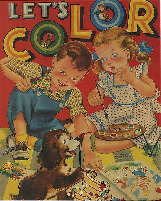 Vintage Coloring Book