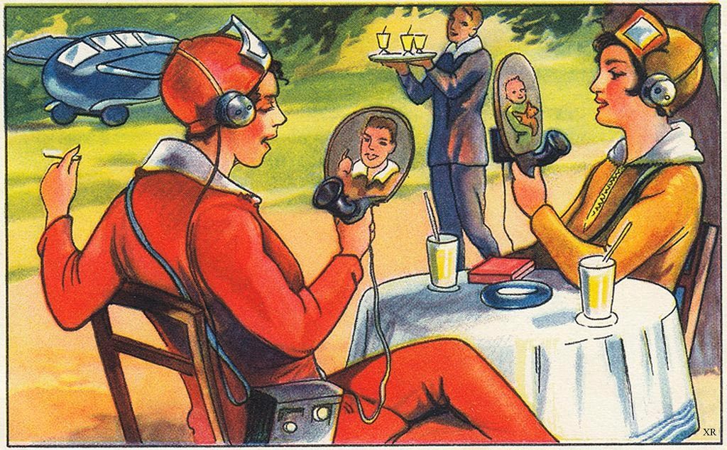 1930s facetime, retrofuturism