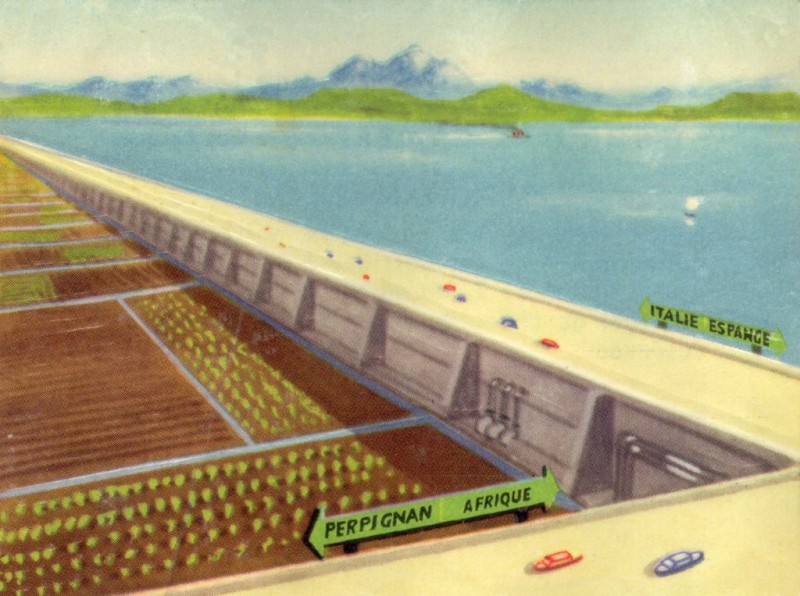 Mediterranean super highway, retrofuturism