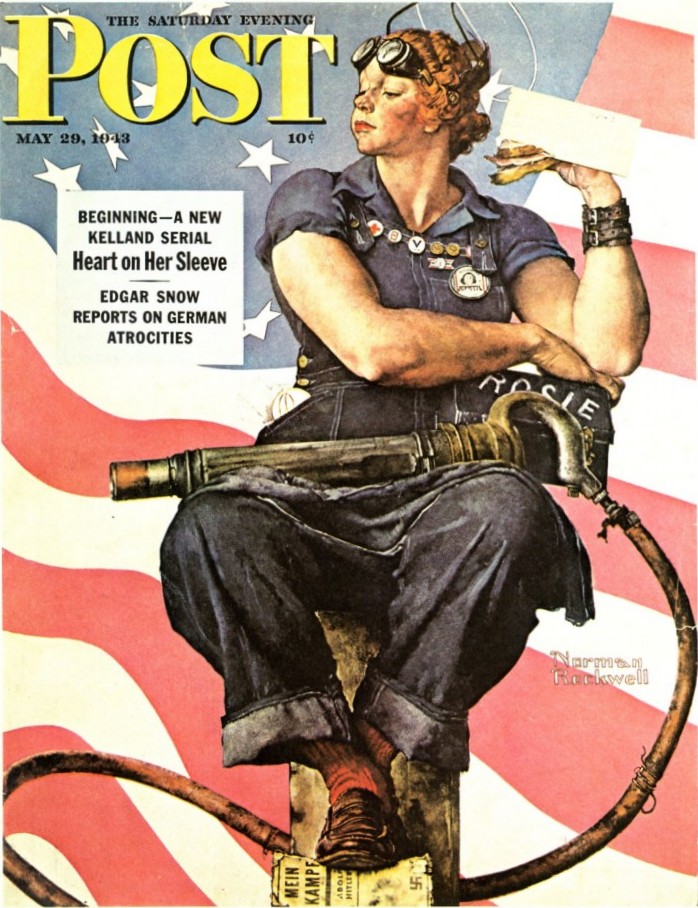 Rosie the Riveter, Norman Rockwell