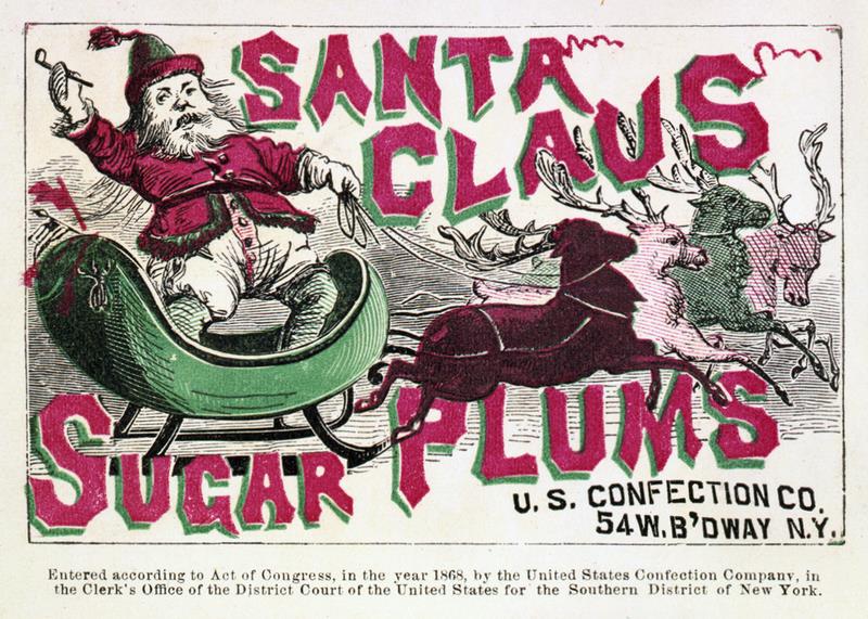 Victorian advertising, Santa Claus