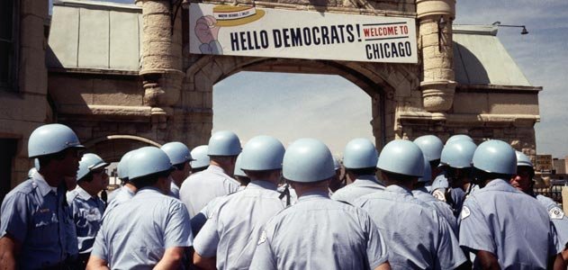 Police at the Chicago DNC 1968